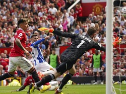 Dua gol Brighton diborong oleh Pascal Gross. Dua golnya tercipta dari jarak dekat saat dirinya tidak terkawal (AP)