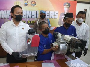 Beraksi 10 Kali, Pria Pati Pencuri Pompa Air Ditangkap di Kudus