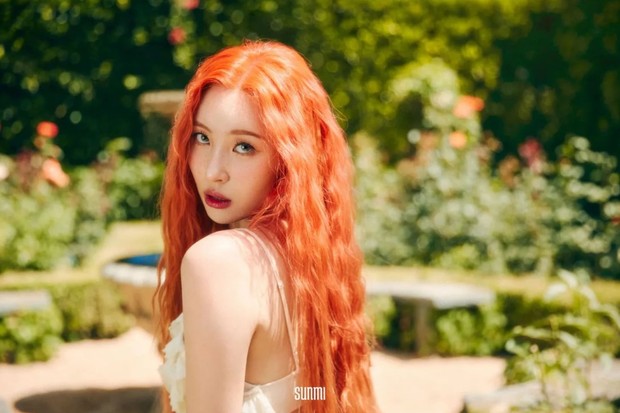 Potret Sun Mi dalam foto konsep comeback musim panas Heart Burn/ Foto: instagram.com/miyeyah Potret Sun Mi dalam foto konsep comeback musim panas Heart Burn