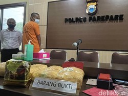 Kurir Sabu 11 Kg di Parepare Dijanji Rp 100 Juta dari Bandar di Malaysia