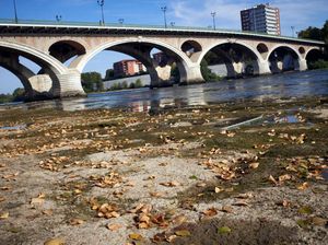 Ngeri... Sungai Garonne Prancis Mengering Drastis