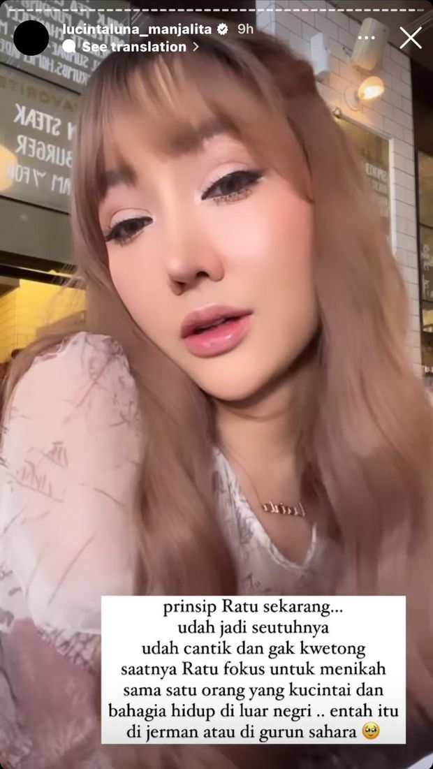 Instagram Story Lucinta Luna