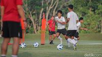 Timnas Geber Latihan Jelang Lawan Myanmar di Semifinal Piala AFF U-16