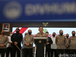 Jumpa Pers Penuh Bintang Saat Irjen Sambo Diumumkan Jadi Tersangka