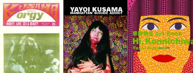 Karya sastra Yayoi Kusama/Foto: lesspressesdureel.com & goodreads.com