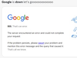 Google Dilaporkan Down, Catat Rekor Baru Tahun Ini