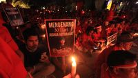 3000 Lilin untuk Kenang Brigadir Joshua