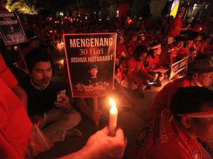 3000 Lilin untuk Kenang Brigadir Joshua