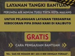 Warga Kota Malang Keluhkan Tak Ada Suplai Air Saat PDAM Mampet