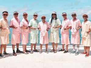 Prediksi ke Bali Pakai Seragam ala Pengasuh Bayi, Stevi Item Bikin Salfok