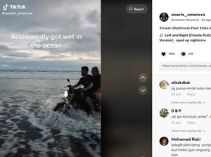 Heboh, Aksi Bule Terjang Ombak Pakai Motor di Bali Heboh, Aksi Bule Terjang Ombak Pakai Motor di Bali