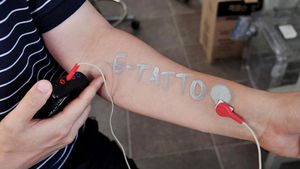 Canggih, Tato Elektronik Buatan Korsel Bisa Cek Kesehatan