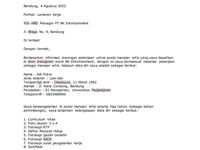 Berita Dan Informasi Contoh Surat Lamaran Kerja Fresh Graduate Terkini ...