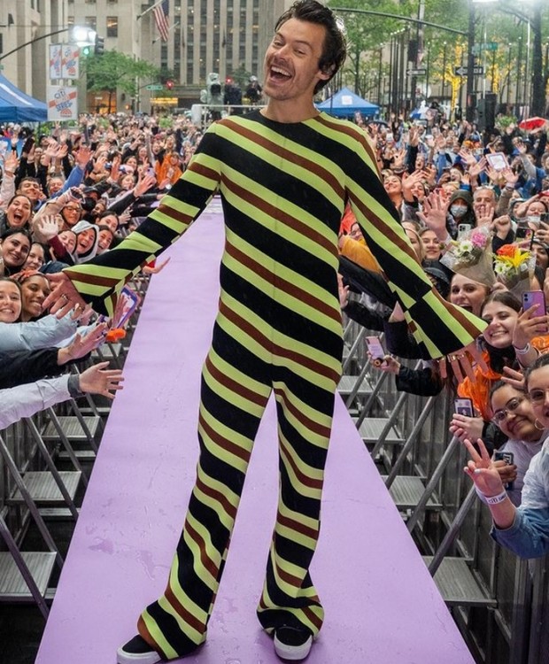 Penampilan Nyentrik Harry Styles