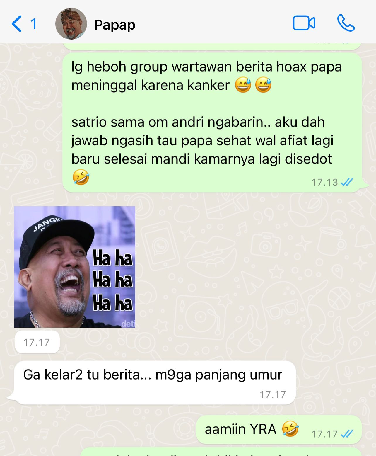 Chat Indro Warkop