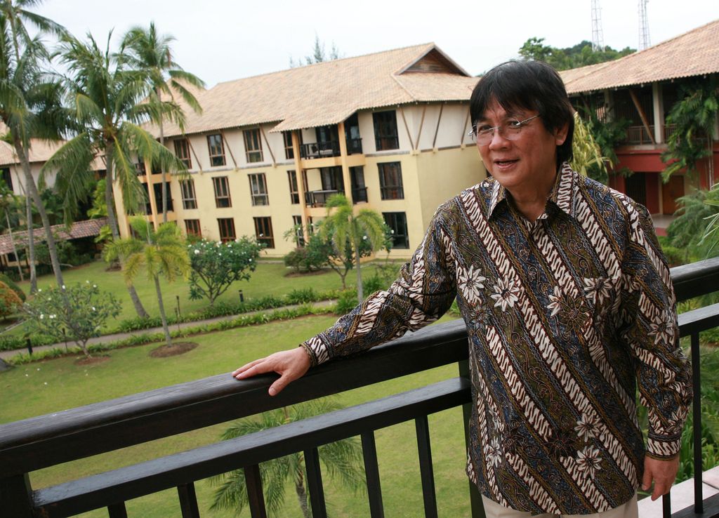 BINTAN ISLAND, INDONESIA - JULY 09: Anthony Salim poses during a portrait session on July 09, 2012 in Bintan Island, Indonesia. Anthony Salim or Liem Sien Hong, son of senior Indonesian businessman Sudono Salim or Liem Sioe Liong, is CEO of Salim Group and one of the 10 Most Influential Business Leaders in Indonesia and Asia. He was considered to be integral in the rebuilding of the Salim Group's business empire after it suffered a setback following the 1998 economic crisis. Before the economic crisis, Salim Group was the largest conglomerate in Indonesia with assets of U.S. $ 10 billion. Forbes magazine even named Liem Sioe Liong, founder of the Salim Group, as one of the richest people in the world. (Photo by Yuli Seperi/Getty Images)