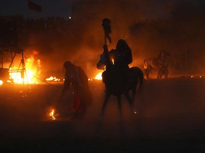 Aksi Teatrikal Tragedi Karbala Warnai Peringatan 10 Muharam di Iran