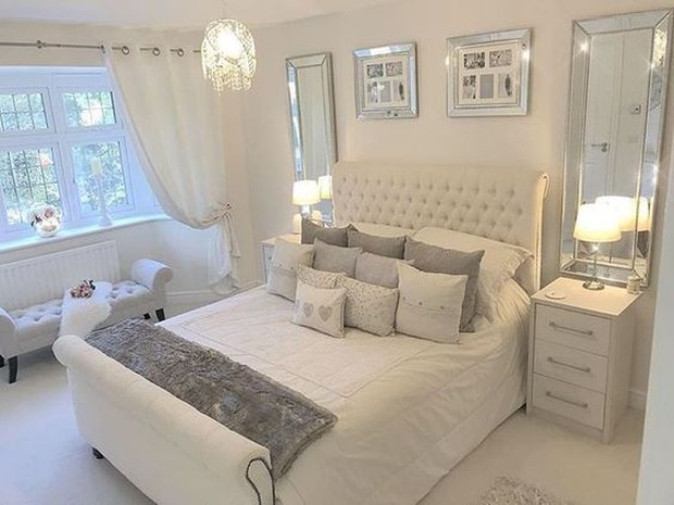 kamar Cancer dengan hiasan foto di dinding (Foto: id.pinterest.com/Lily Swanson's Blog Page)