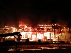 Kantor KPU Tana Tidung Kaltara Kebakaran!