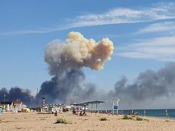 Ledakan Guncang Pangkalan Udara Rusia di Crimea, 1 Orang Tewas