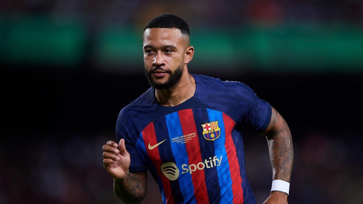 Manchester United kabarnya siap mengajukan tawaran untuk Memphis Depay (Foto: NurPhoto via Getty Images/NurPhoto)