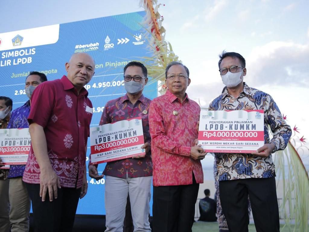 LPDB-KUMKM Salurkan Dana Bergulir untuk 5 Koperasi di Bali
