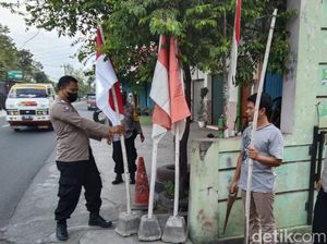 Duh! Jelang HUT RI, Maling Bendera Merah Putih Marak di Klaten