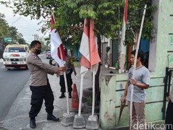 Duh! Jelang HUT RI, Maling Bendera Merah Putih Marak di Klaten