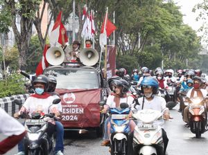 Relawan di Kaltim Konvoi Dukung Ganjar Pranowo Maju Nyapres 2024