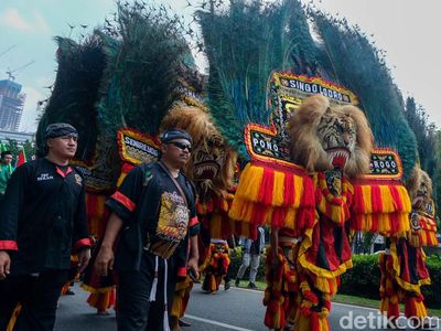Reog hingga Egrang Ramaikan Pendaftaran Golkar-PAN-PPP