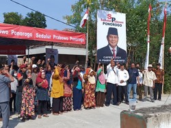 Ratusan Warga Ponorogo Deklarasi Dukung Prabowo Capres 2024