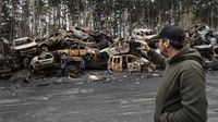 Makam Mobil di Ukraina, Korban Gempuran Pasukan Rusia
