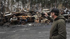 Makam Mobil di Ukraina, Korban Gempuran Pasukan Rusia