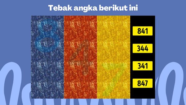 Yuk Uji Konsentrasimu! Angka Berapa yang Ngumpet pada Gambar-gambar Ini?