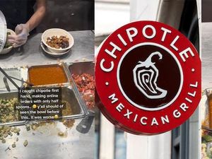 Curang! Pelayan Ini Hanya Beri Setengah Porsi untuk Pesanan Online