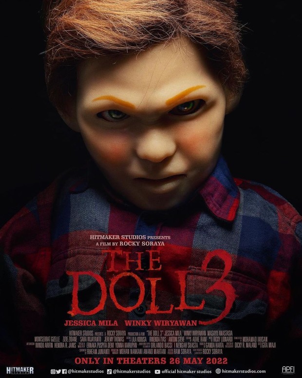 Film horor Indonesia terlaris 2022/Foto: instagram.com/thedoll3_official film horor terlaris
