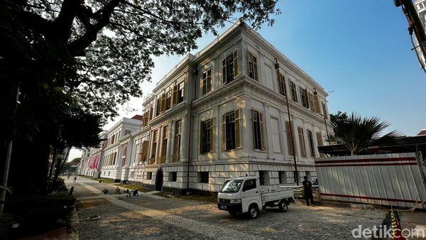 Gedung yang Dibangun Daendels Lagi Dipercantik Sri Mulyani