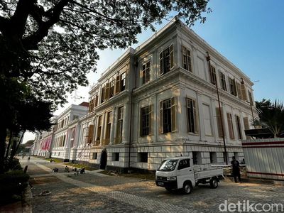 Gedung yang Dibangun Daendels Lagi Dipercantik Sri Mulyani