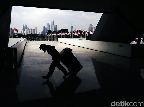 Gedung Kura-kura DPR Bersolek Jelang Pidato Kenegaraan Jokowi