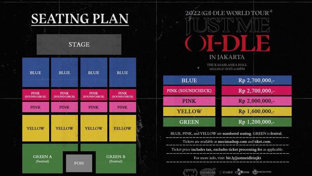 2022 (G)I-DLE WORLD TOUR [JUST ME ( )I-DLE] IN JAKARTA