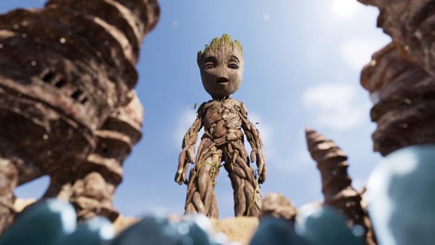 Groot (voiced by Vin Diesel) in Marvel Studios' I AM GROOT exclusively on Disney+. © 2022 MARVEL.