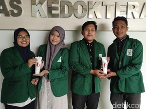 Keren, Mahasiswa FK Unusa Sulap Buah Delima Jadi Body Cream