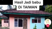 Viral Wanita Sumsel Jadi TKW di Taiwan Sukses Bangun Rumah yang Bikin Takjub