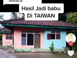 Viral Wanita Sumsel Jadi TKW di Taiwan Sukses Bangun Rumah yang Bikin Takjub