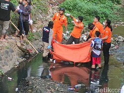 Mayat Pria Ditemukan di Sungai Depan Perpustakaan Pemprov Jateng