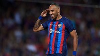 Striker Barcelona Pierre-Emerick Aubameyang. Foto: (Getty Images)