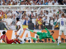 Total dari empat final itu, Courtois hadapi 19 tembakan ke gawang! Semuanya dipatahkan (Getty Images)