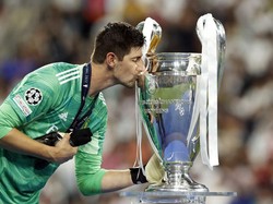 Bahkan, Thibaut Courtois sudah jalani empat final bersama Real Madrid. Empat-empatnya juara, empat-empatnya tidak kebobolan! (Getty Images)
