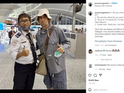 Heboh, Liam Gallagher di Bali, Foto Bareng Petugas Bandara