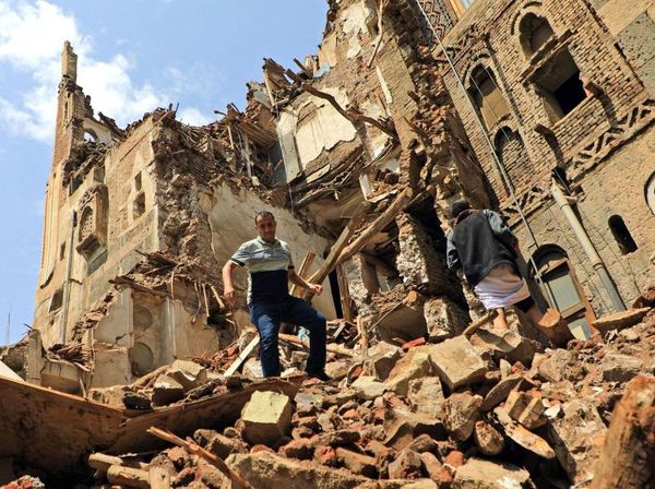 Begini Kondisi Warisan Dunia di Yaman yang Runtuh Akibat Hujan Lebat